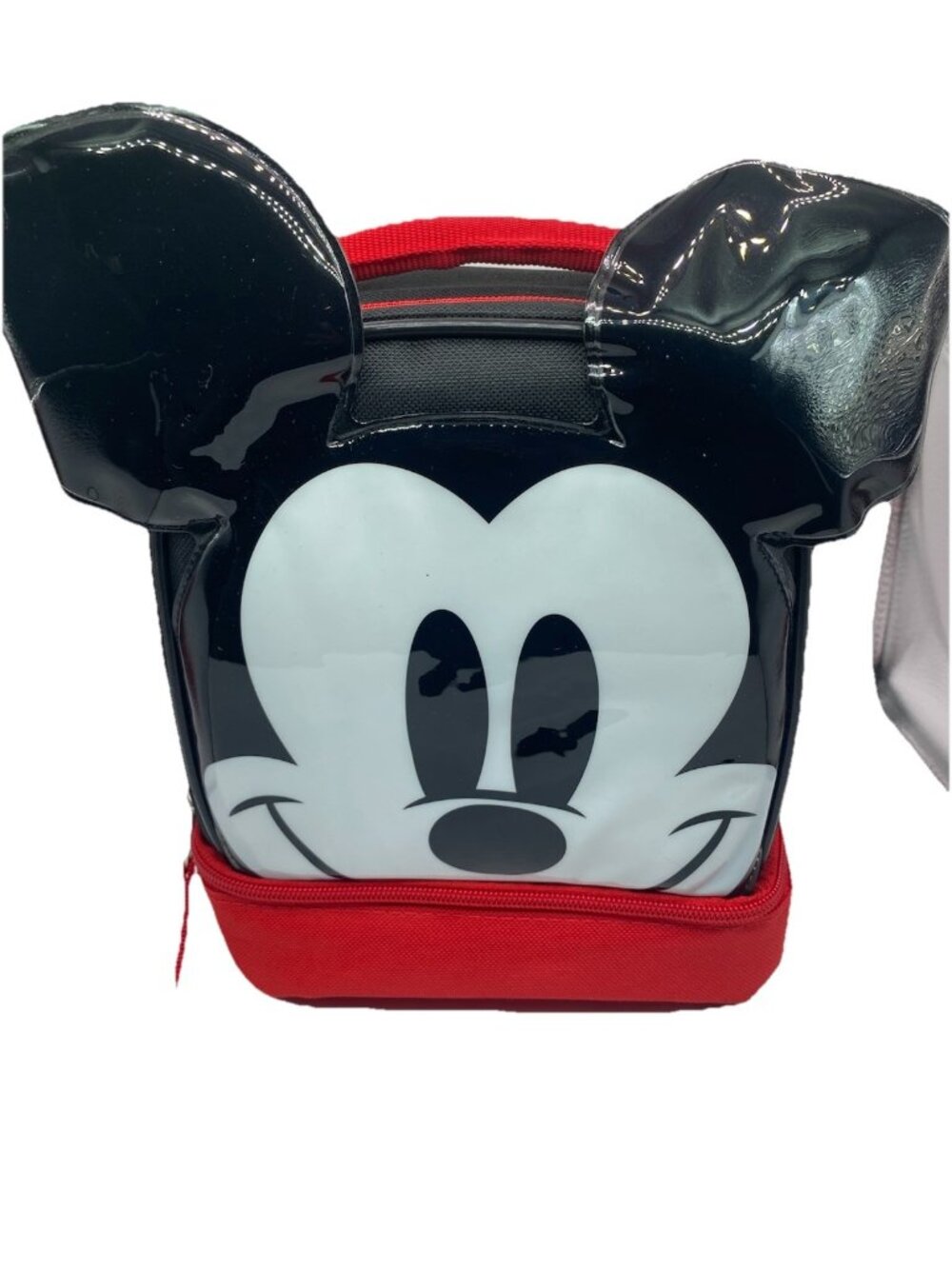 Mickey Mouse Lunch Bag  Big Face Tote 2 Compartments Insulated NEW
